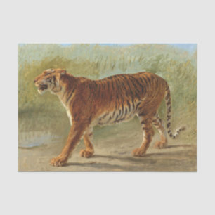 Royal Tiger Marching (by Rosa Bonheur) Tissue Paper