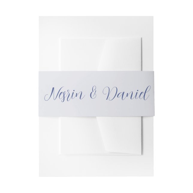 Royal Turkish Wedding Invitation Belly Band (Front Example)