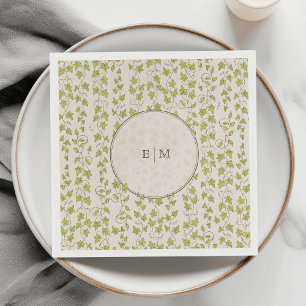 Royal Victorian Elegant Floral Wedding Napkin