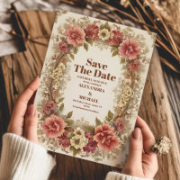 Royal Victorian Floral Ornaments Wedding