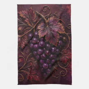 Royal Vineyard Elegance Tea Towel