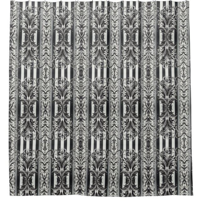 royal vintage shower curtain (Front)