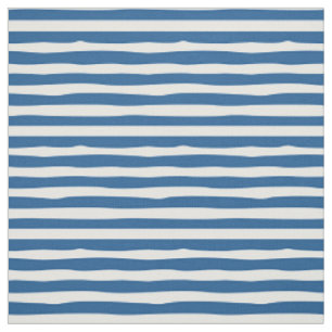 Royal Wavy Stripe Farmhouse French Country Fabric