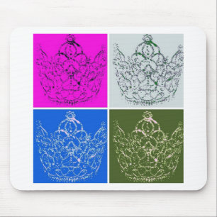 Royal Wedding Crown Mouse Pad
