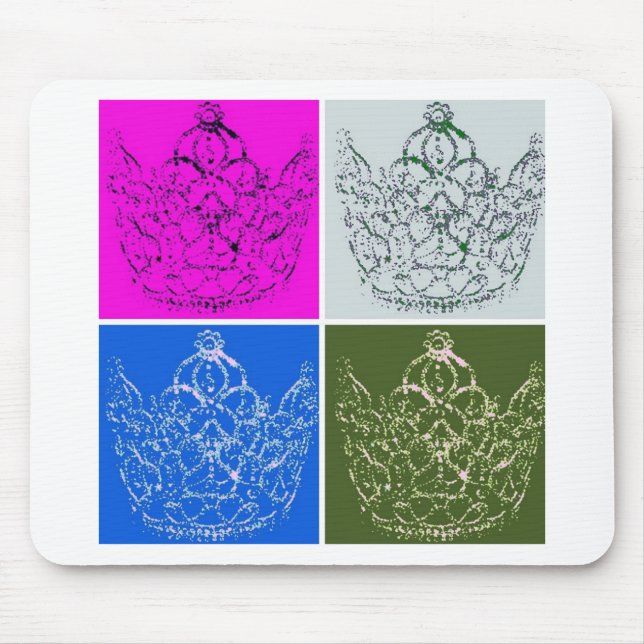 Royal Wedding Crown Mouse Pad (Front)