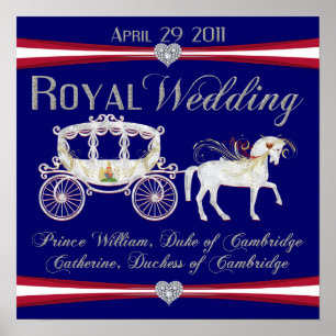 Royal Wedding Duke and Duchess of Cambridge Print