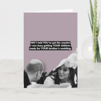Royal Wedding funny card
