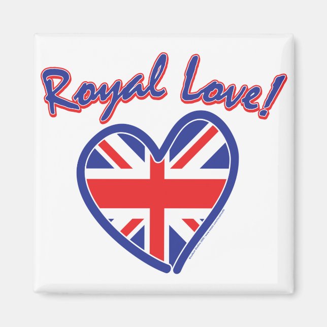 Royal Wedding Gifts/Kate & William Magnet (Front)