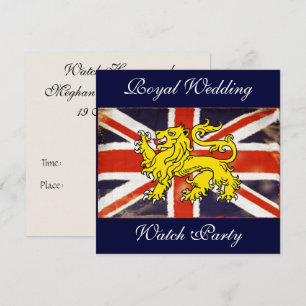 Royal Wedding Harry and Meghan Watch Party Invite