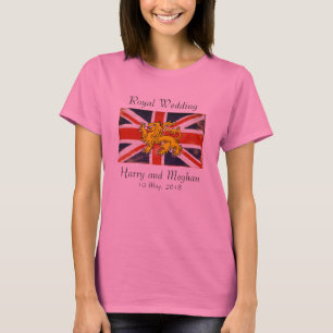 Royal Wedding Harry & Meghan T-Shirt (Pink)