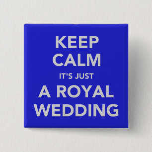 Royal wedding - Kate & William - 29th april 2011 15 Cm Square Badge