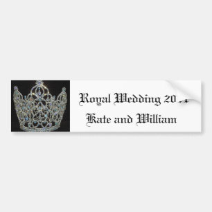 Royal Wedding/Kate & William Bumper Sticker