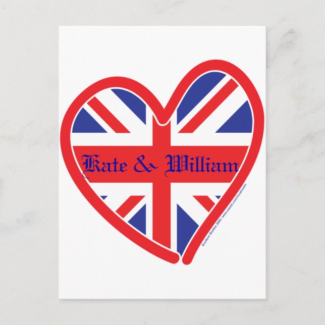 Royal Wedding/Kate & William Postcard (Front)