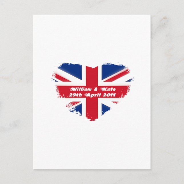 Royal Wedding - Kate & William Postcard (Front)