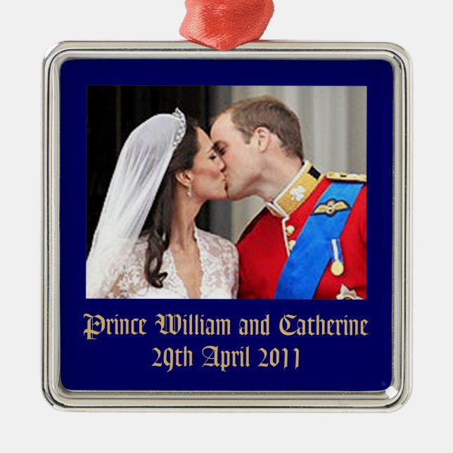 Royal Wedding Metal Tree Decoration (Front)