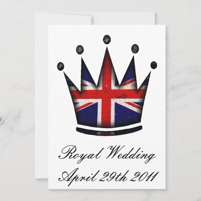 Royal Wedding Party Invitation (Front)