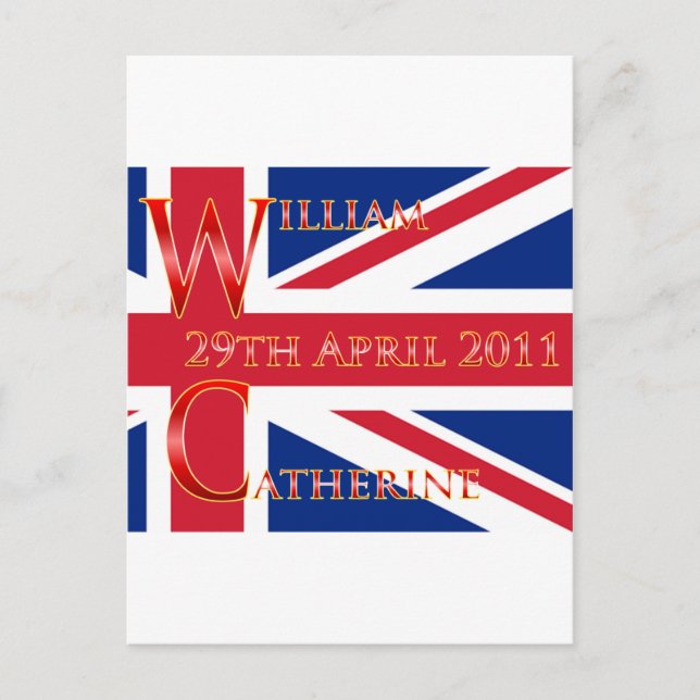 Royal Wedding Postcard (Front)