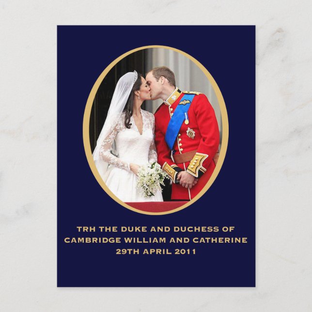Royal Wedding Postcard (Front)