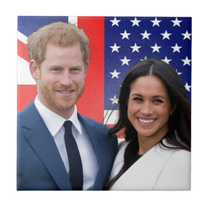 Royal Wedding Prince Harry and Meghan Markle Tile