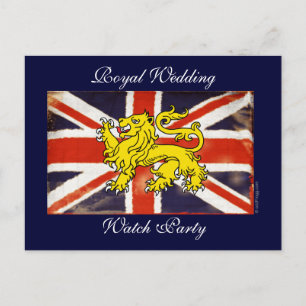 Royal Wedding Watch Party Postcard