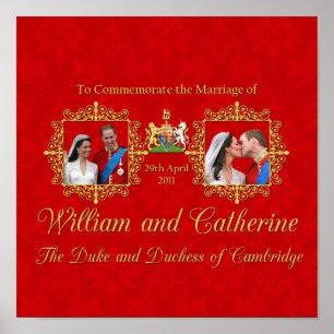Royal Wedding - William and Kate Poster