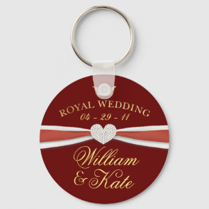 Royal Wedding - William & Kate Keepsake Gifts Key Ring