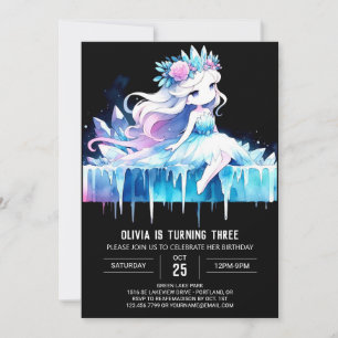 Royal Whimsy Princess Birthday Invitation