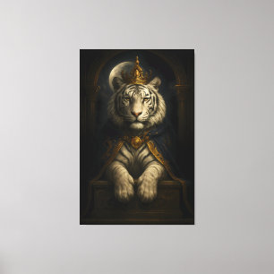 Royal White Tiger • Luxury Fine Art Canvas