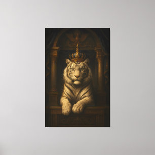 Royal White Tiger • Luxury Fine Art Canvas