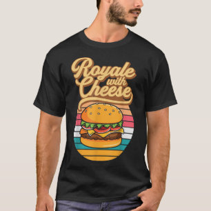 Royale with Cheese Burger Food Graphic Kawaii Anim T-Shirt