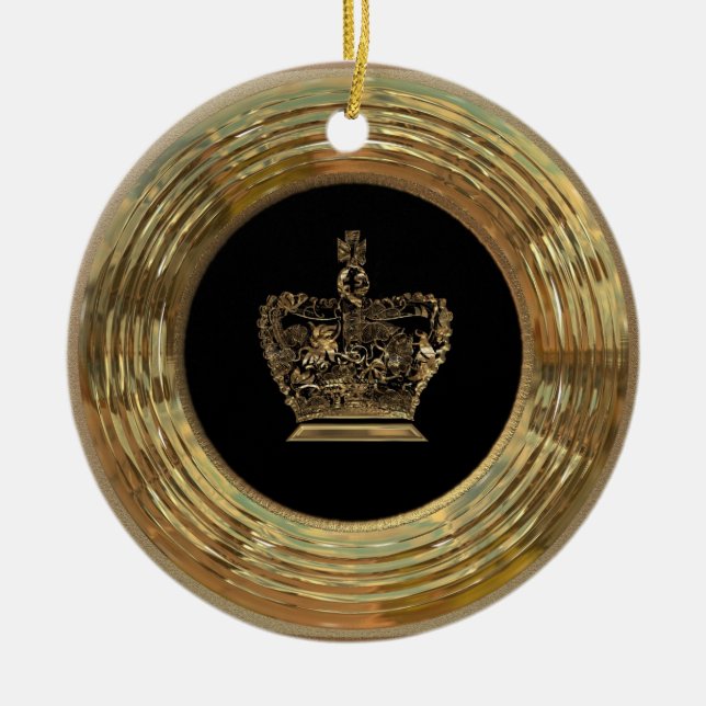 Royalee  Victorian Ceramic Tree Decoration (Front)