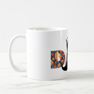 Royally Awesome Dad: Geometric Pattern Mug