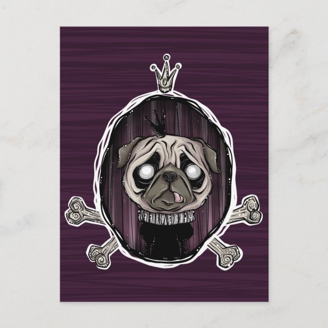 _royally pugged postcard (Front)
