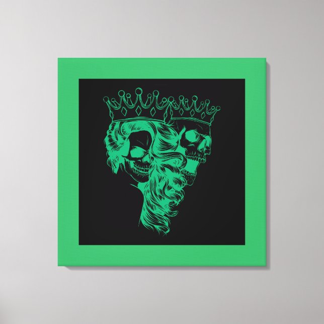 Royalty Made King & Queen Stretched Canvas Print (Front)