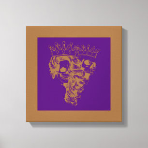 Royalty Made King & Queen Stretched Canvas Print