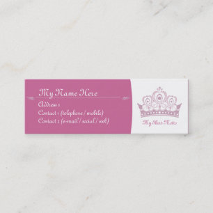Royalty / Princess Skinny Calling Cards