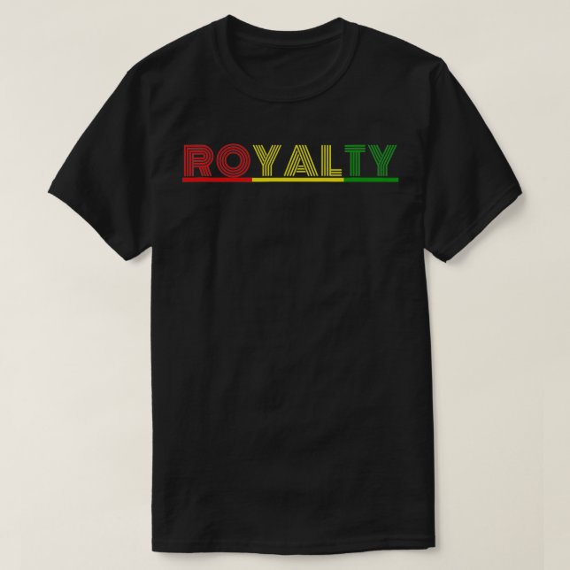 ROYALTY RED YELLOW GREEN  T-Shirt (Design Front)