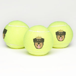 Royalty Rottweiler Dog Tennis Balls