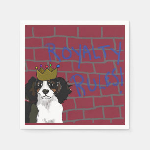 Royalty Rules - King Cavalier Cocktail Napkins
