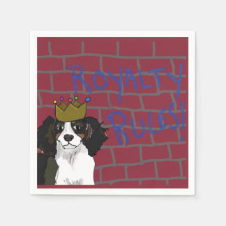 Royalty Rules - King Cavalier Cocktail Napkins