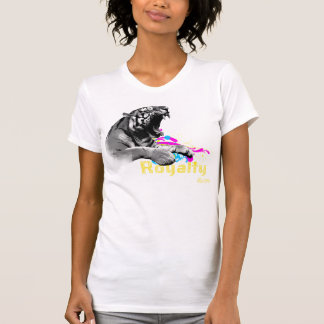 Royalty Tiger Ladies Destroyed Tee