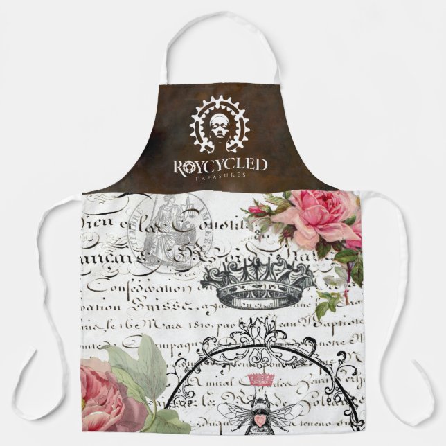 Roycycled Queen Bee Apron (Front)