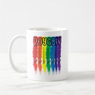 Roygbiv Art Teacher Student Rainbow Painting Artis Coffee Mug