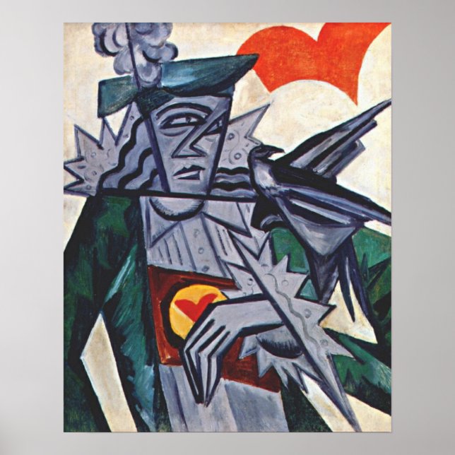 Rozanova - Jack Of Hearts 1915 Poster (Front)