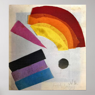 Rozanova - Non-Objective Composition 1915 Poster