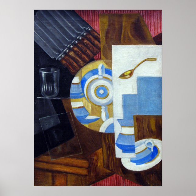 Rozanova - Sideboard With Dishes 1915 Poster (Front)