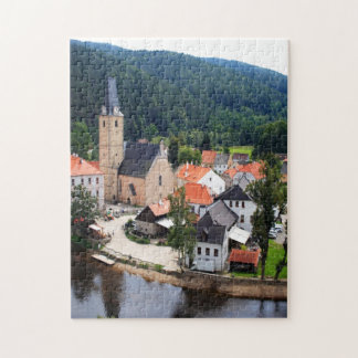 Rozmberk town jigsaw puzzle