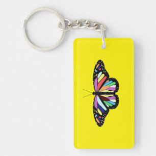 RP colourful butterfly Key Ring