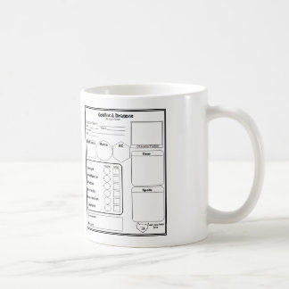 RPG Character Sheet Mug