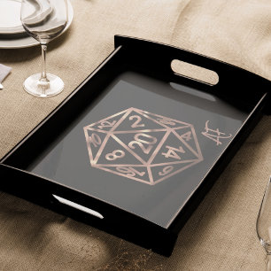 RPG Crit AF   Copper Fantasy Tabletop Gamer Dice Tissue Paper